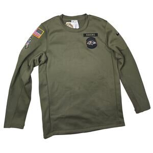 NWT Nike NFL Baltimore Ravens Salute to Service Therma-FIT Crew Men's Small